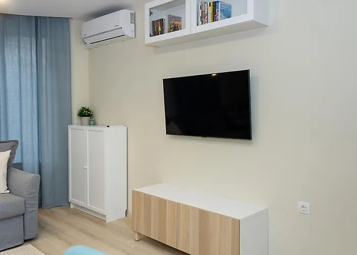 Апартаменты The Blue - 1bd With A Cozy Balcony By Flat Mаnager *